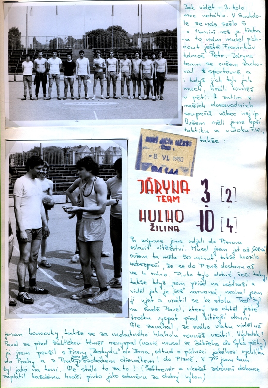8.6.80 - Nový Jičín  - JÁRYNA TEAM : HULHO 3:10 