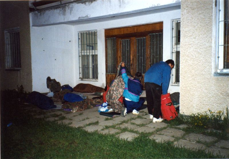 Spálňa v Súľově na hřišti